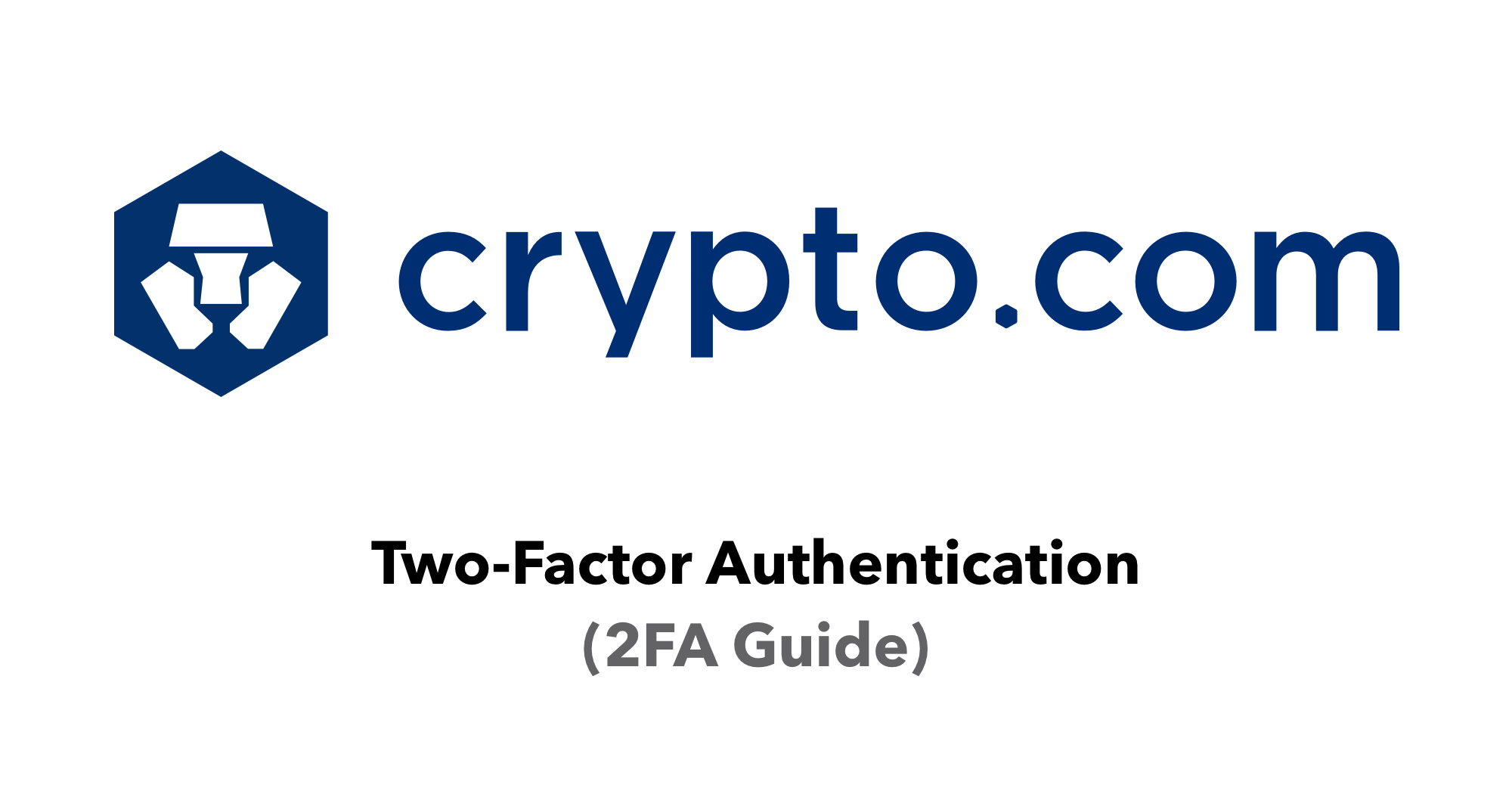 2fa authentication crypto.com