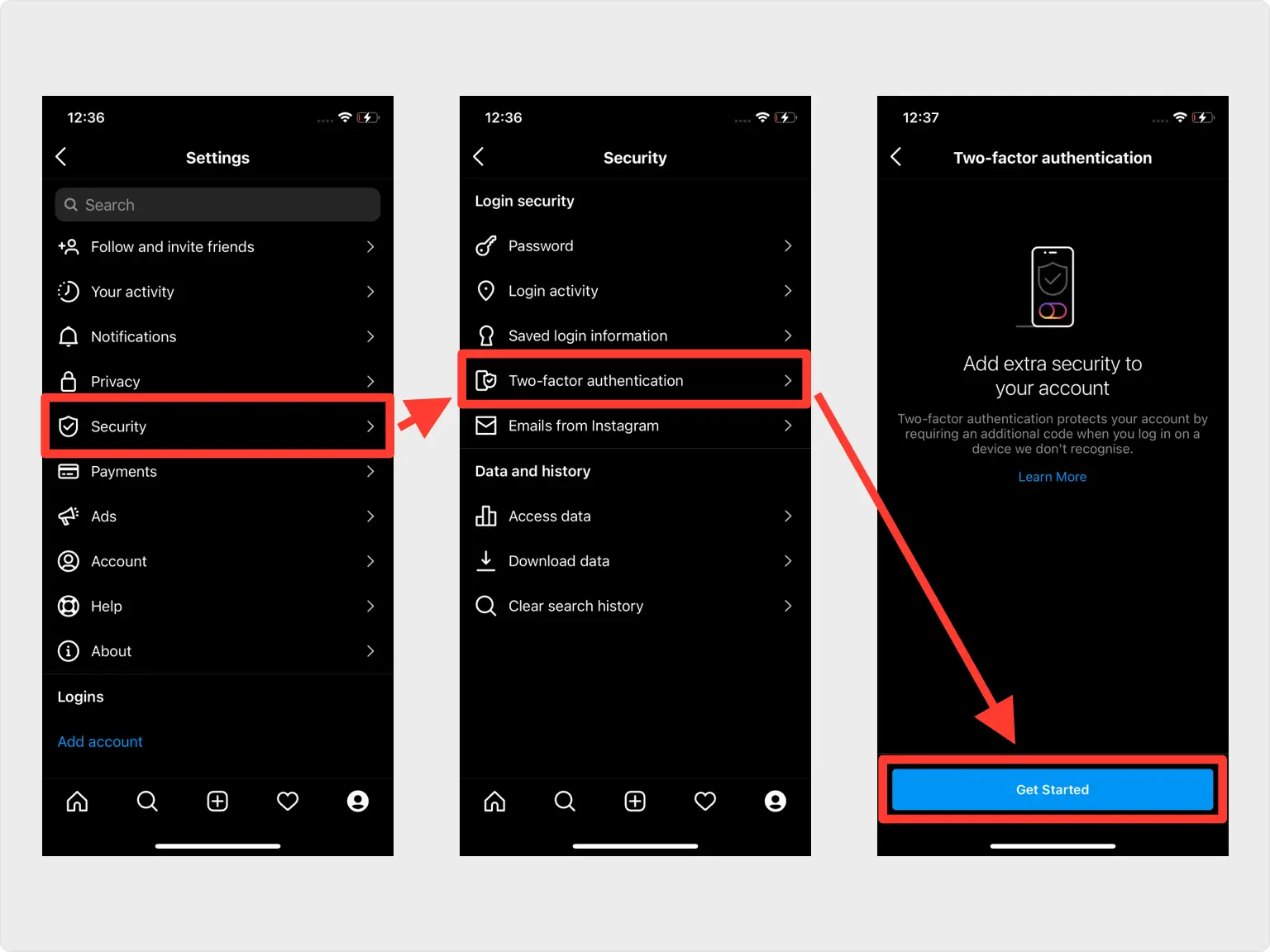 How to turn on two-factor authentication (2FA) on Instagram